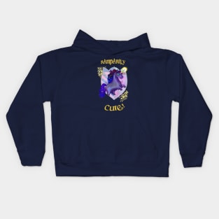 Unicorn Rampantly Cute! Kids Hoodie